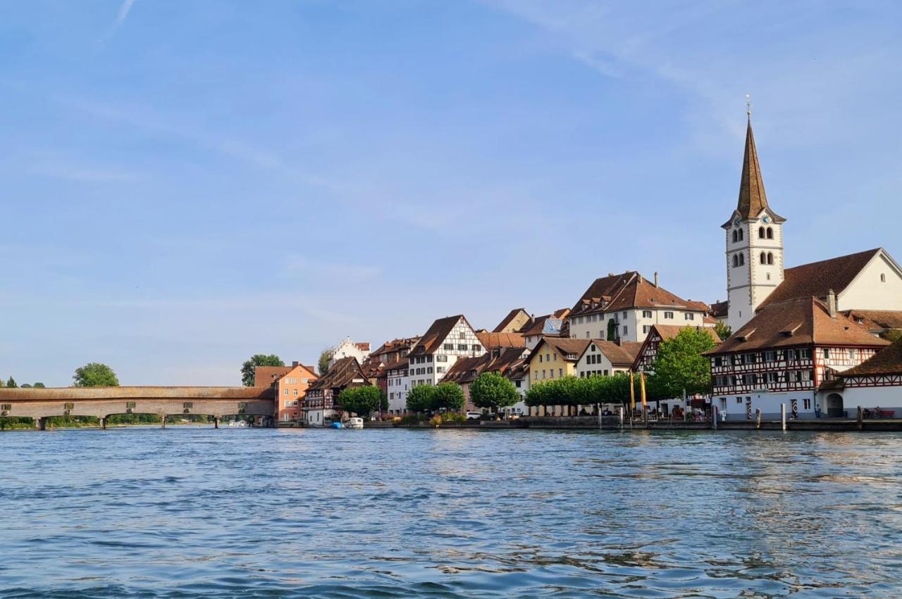 Ferienwohnung Rheinblick In Buesingen -Keine Monteure- Busingen Exterior foto